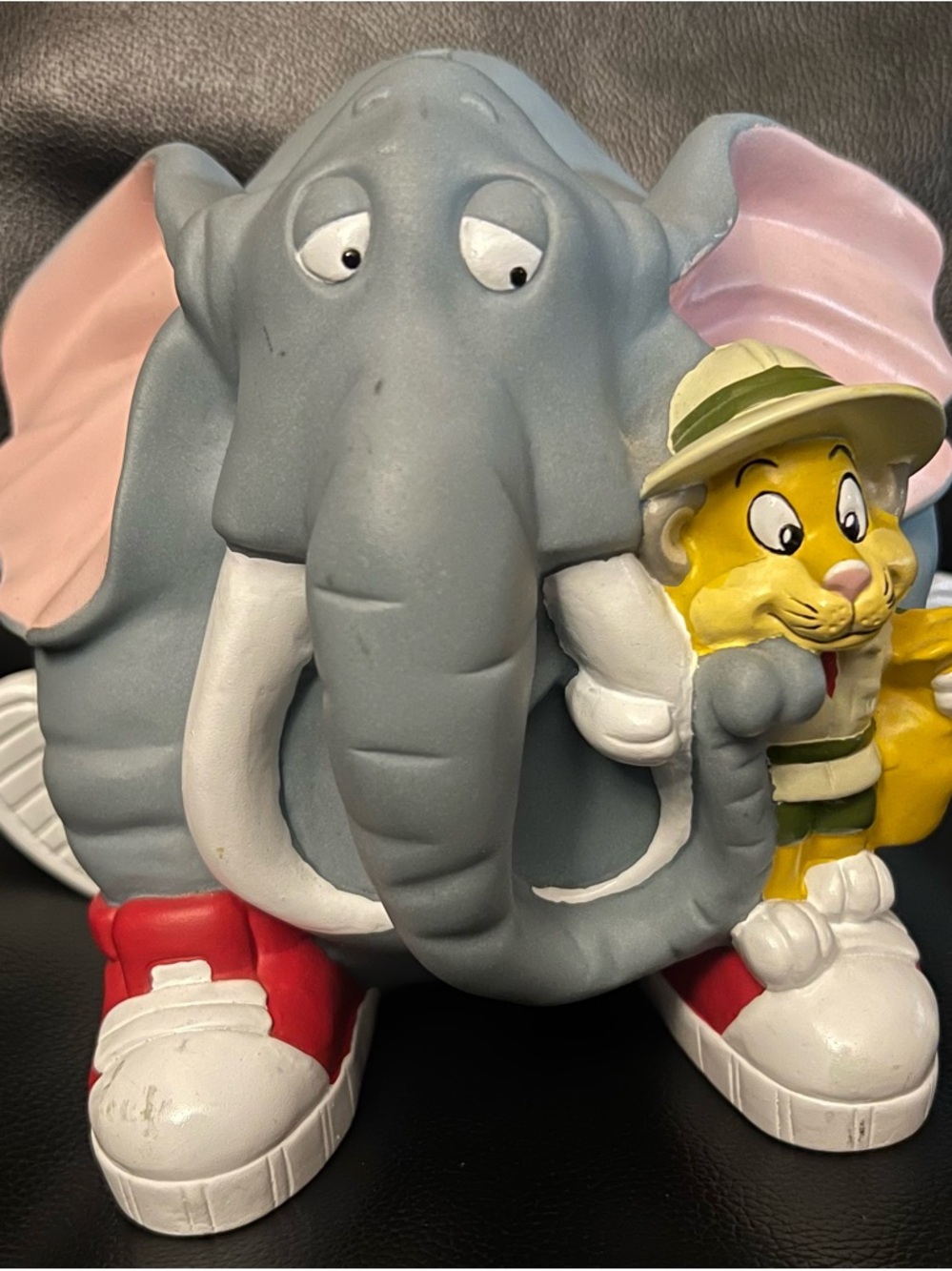 Elephant Piggy Bank 1997 MGM GRAND China, 8" X 8" approx